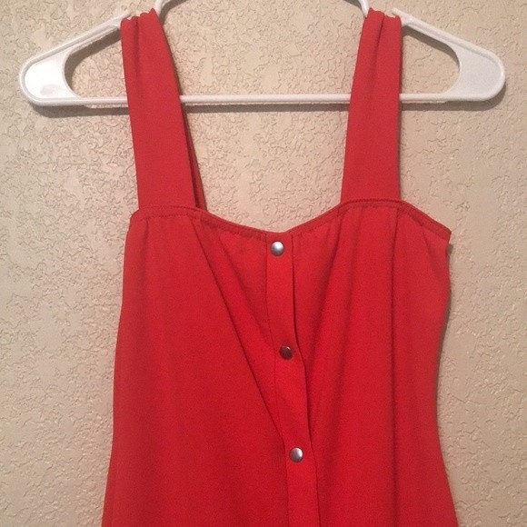 Boohoo Popper Front Square Neck Bodycon Dress - Picture 4 of 9